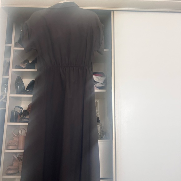 Brochu Walker Charcoal Button-Down Midi Dress - Picture 3 of 16